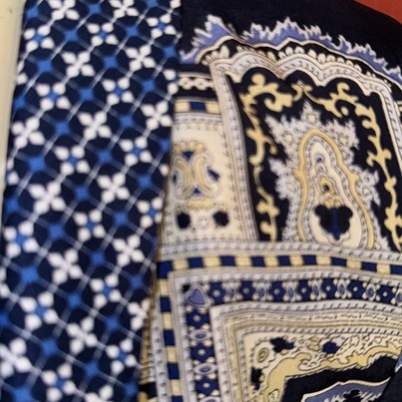 Zara women printed silk double breasted padded shoulder jacket S - Picture 6 of 13